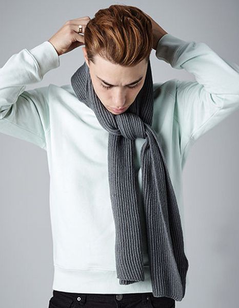 Beechfield® Strickschal gerippter Herren Schal / günstig online kaufen