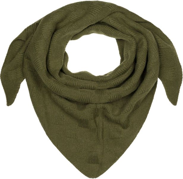 styleBREAKER Strickschal Strick Dreiecktuch Schachbrett Strickmuster, günstig online kaufen