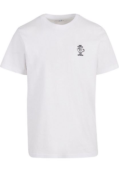 MisterTee T-Shirt MisterTee Herren More Espresso Less Depresso Tee EMB (1-t günstig online kaufen