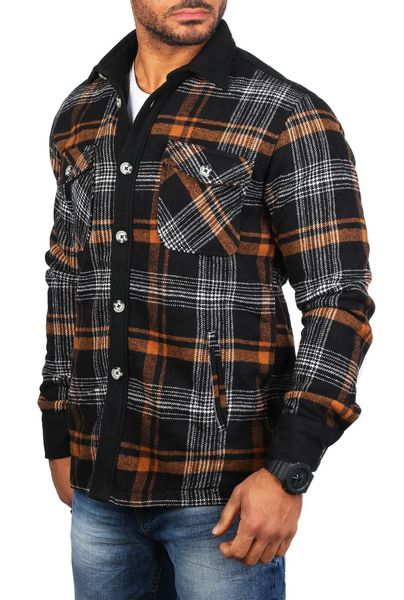 CARISMA Langarmhemd gefütterte Holzfäller Karo Hemd günstig online kaufen