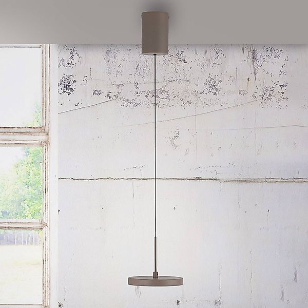 JUST LIGHT. LED-Hängeleuchte Plata, sand, 1-fl., 3.000 K günstig online kaufen