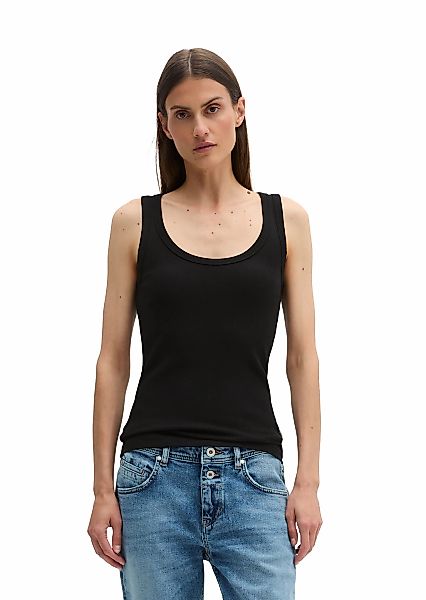 Marc OPolo T-Shirt "aus elastischem Rippjersey" günstig online kaufen