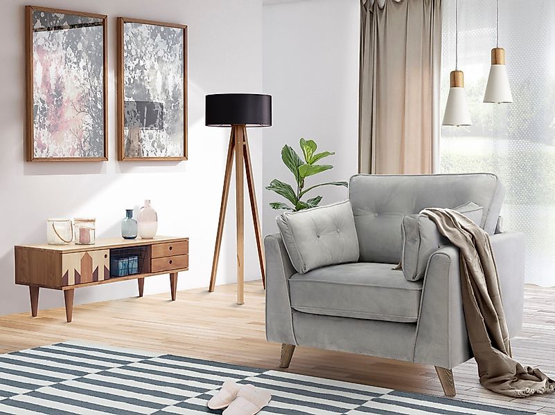 Home affaire Sessel Copenhagen, feiner Keder, günstig online kaufen