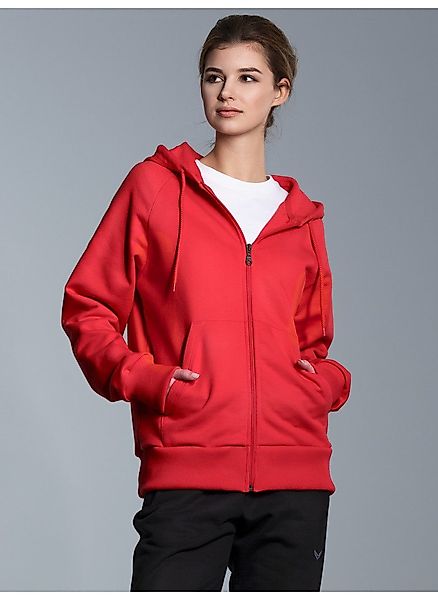 Trigema Sweatjacke "TRIGEMA Sweatjacke mit Kapuze" 1 Stk. tlg. günstig online kaufen