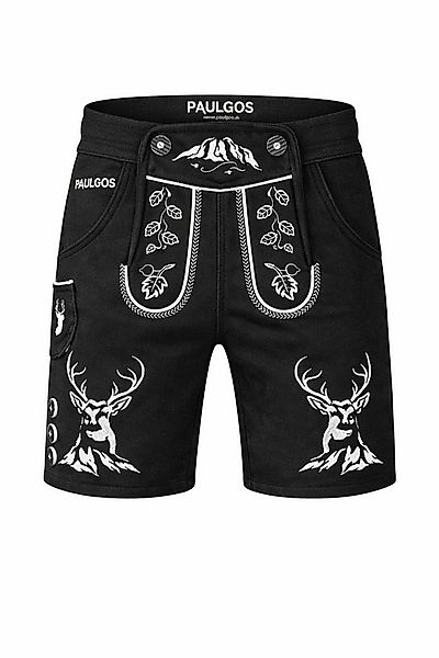 PAULGOS Trachtenhose Herren Jogginghose Design Lederhose Kurz Sweathose Ber günstig online kaufen