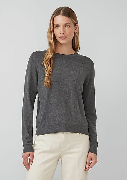 s.Oliver Strickpullover Strickpullover aus Viskosemix günstig online kaufen