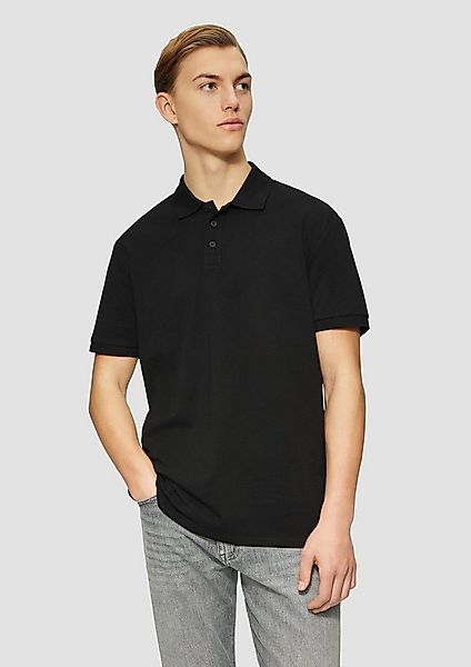 QS Kurzarmshirt Polo-Shirt Poloshirt aus Piqué günstig online kaufen