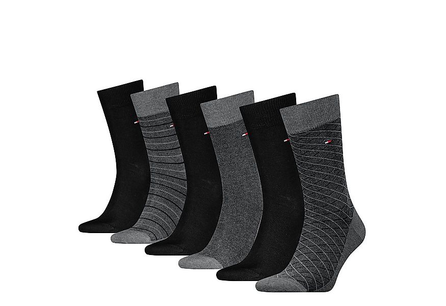 Tommy Hilfiger Socken TH MEN SOCK 6P TIN GIFTBOX BIRDEYE (6er Pack) günstig online kaufen