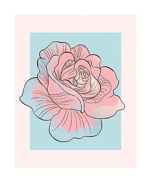Komar Bild "Cinderella Rose", Disney, (1 St.), Wandbild zur Dekoration im K günstig online kaufen