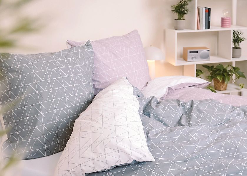 Dyckhoff Wendebettwäsche "Graphic" 2 Stk. günstig online kaufen