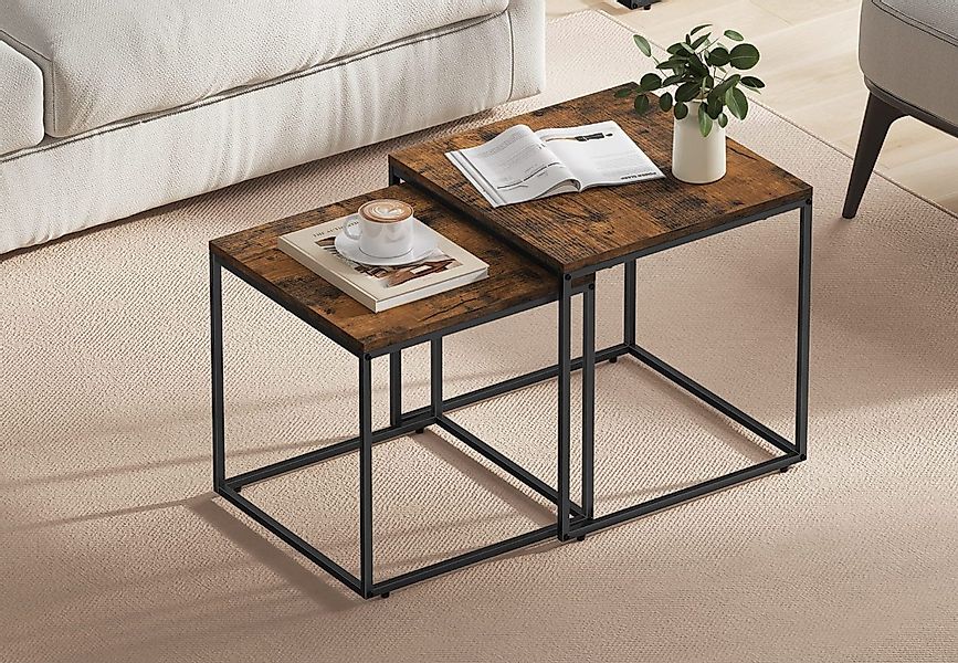 Home Collective Couchtisch 2er Set Beistelltisch günstig online kaufen