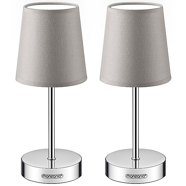 Tischlampe Lumière 2er-Set Taupe 32x13x13cm günstig online kaufen