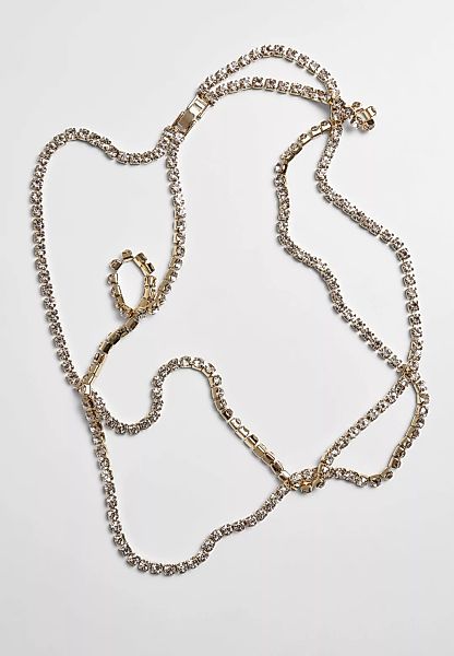 URBAN CLASSICS Edelstahlkette "Accessoires Layering Diamond Necklace" günstig online kaufen