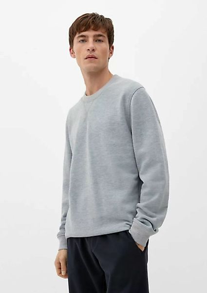 s.Oliver Sweatshirt Sweatshirt aus Baumwollmix Stickerei, Logo günstig online kaufen