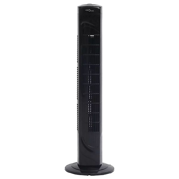 Turmventilator Mit Timer Φ24x80 Cm Schwarz günstig online kaufen