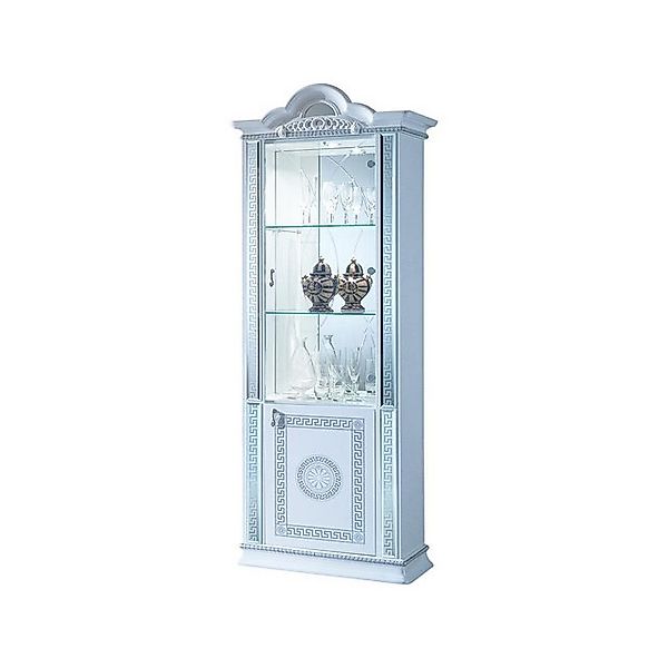 Interdesign24 Glasvitrine Venus (2-Türig, im Barock-Stil, mit Silberverzier günstig online kaufen