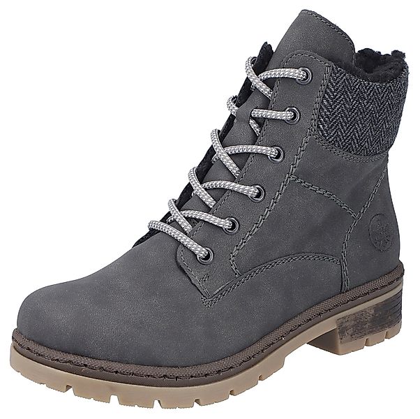 Rieker Winterstiefelette, Schnürboots, Stiefelette, Blockabsatz, mit günstig online kaufen