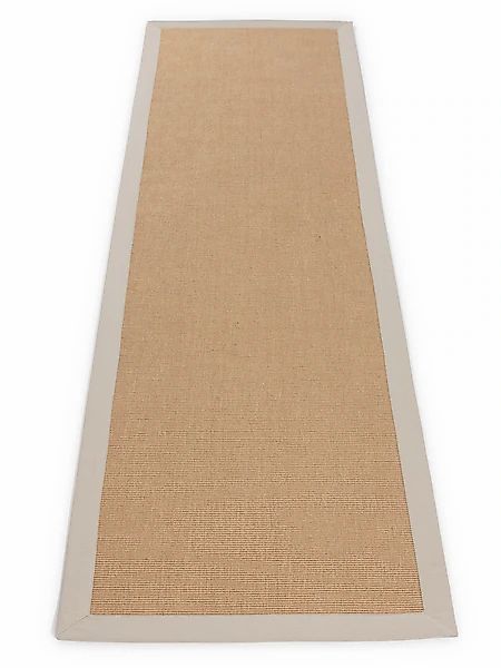 carpetfine Sisalteppich »Sisal«, rechteckig, 5 mm Höhe, mit farbiger Bordür günstig online kaufen