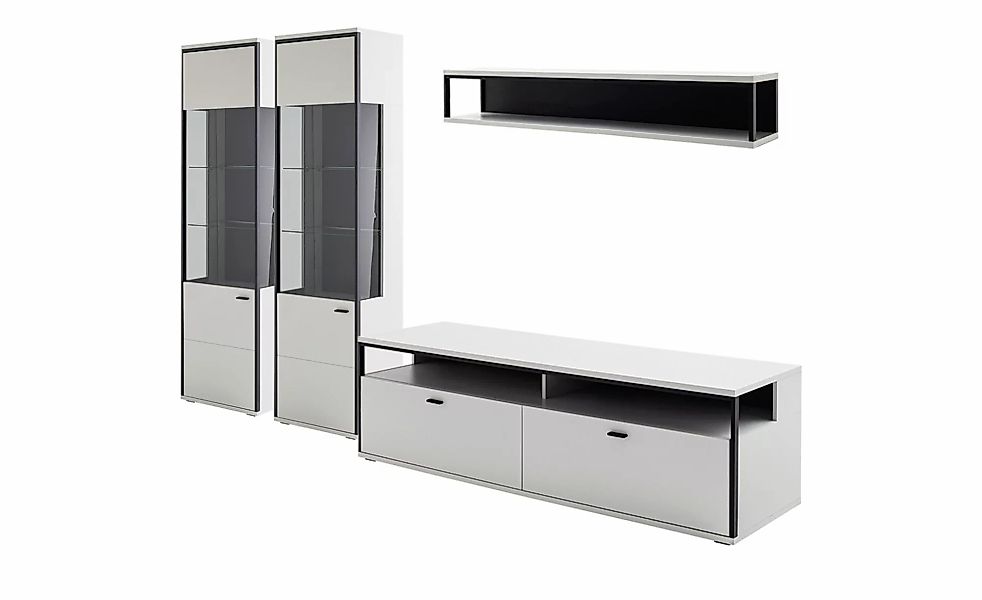 Wohnkombination  Orella ¦ weiß ¦ Maße (cm): B: 291 H: 199 T: 51.0 Kommoden günstig online kaufen