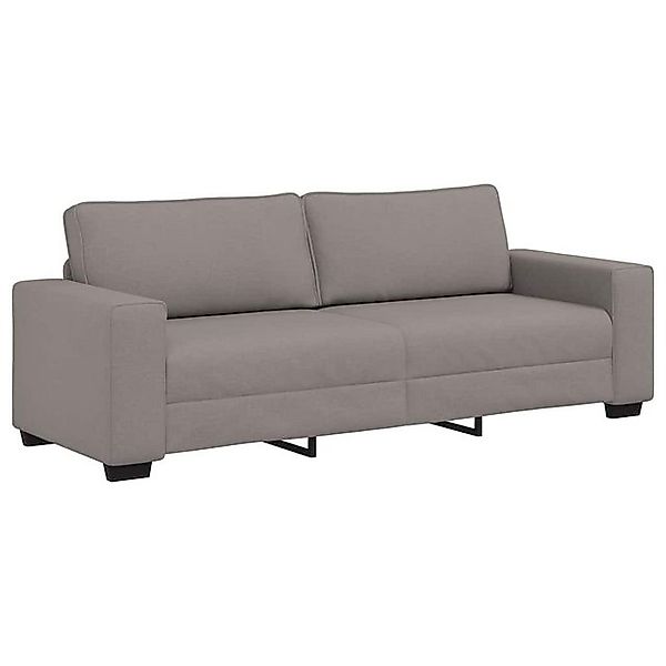 vidaXL Sofa 3-Sitzer-Sofa Taupe 180 cm Stoff günstig online kaufen