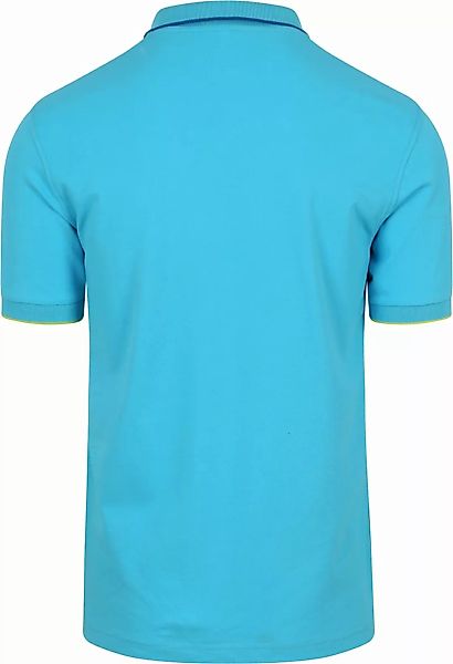 Sun68 Poloshirt Small Stripe Collar Hellblau - Größe XXL günstig online kaufen