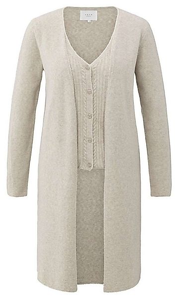 YAYA Strickjacke Cardigan mit Westenschicht günstig online kaufen