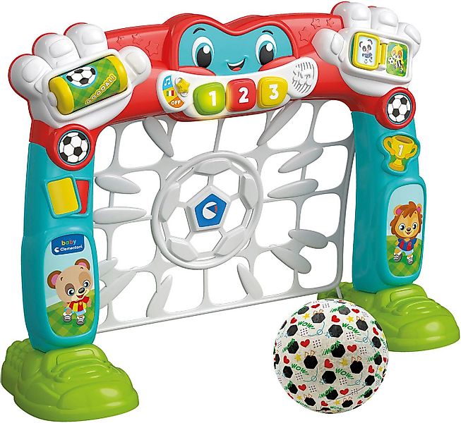 Clementoni® Lernspielzeug Baby Clementoni, Interaktives Fußballtor, mit Lic günstig online kaufen