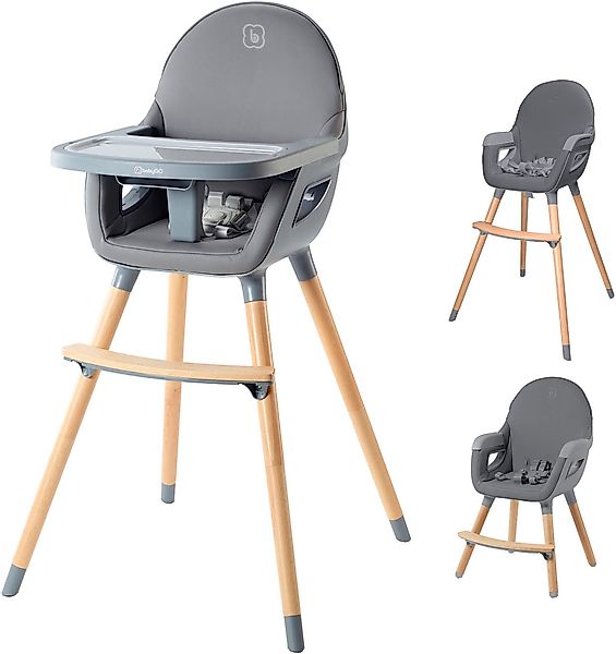 BabyGo Hochstuhl Scandi - wood günstig online kaufen