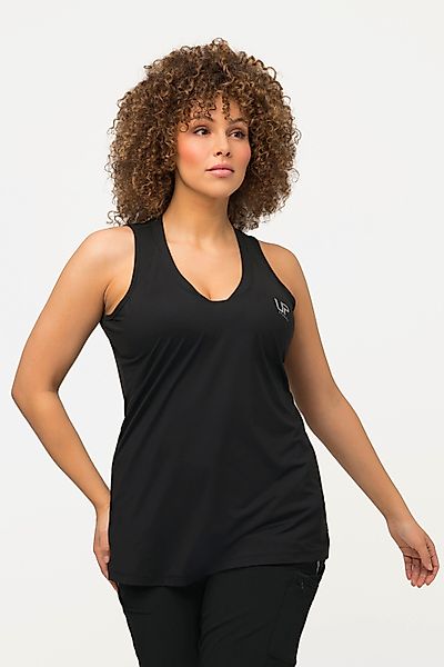 Ulla Popken Longtop Funktions-Top schnelltrocknend V-Ausschnitt günstig online kaufen