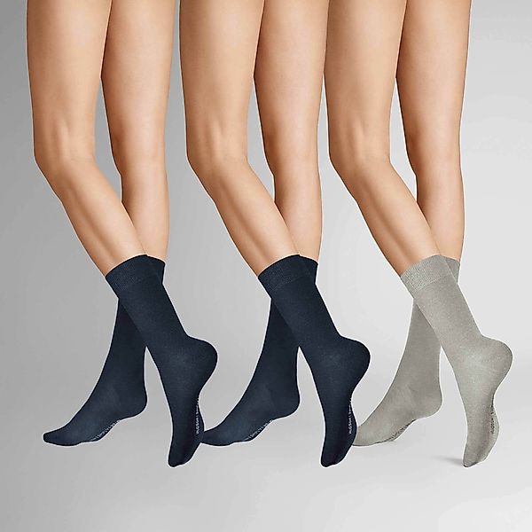 Hudson Basicsocken Easy³ 3-Pack (3-Paar) Socken günstig online kaufen