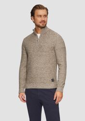 s.Oliver Longpullover Strickpullover Pullover mit Troyer-Kragen günstig online kaufen