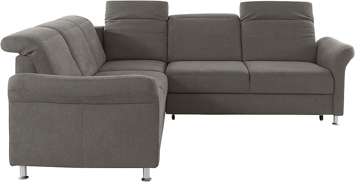 sit&more Ecksofa »Darwin L-Form« inklusive Federkern, wahlweise mit Kopftei günstig online kaufen