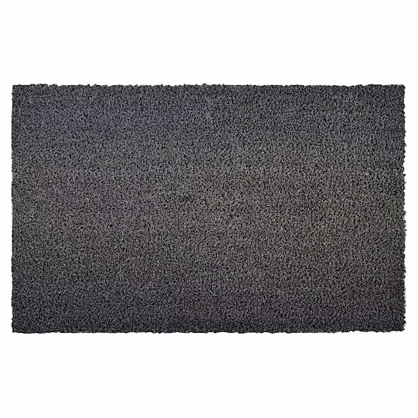 KARAT Kokosmatte Eingangsmatte Fußabtreter nach Maß Grau 24 mm 200 x 250 cm günstig online kaufen