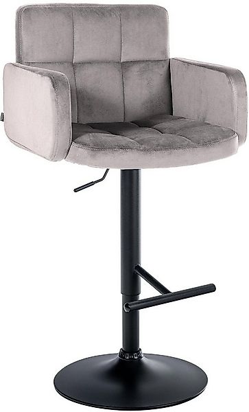 CLP Barhocker Los Angeles Samt, höhenverstellbar und drehbar günstig online kaufen