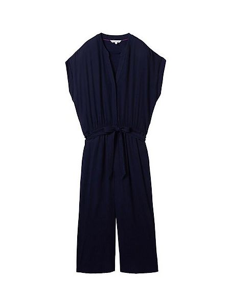 TOM TAILOR Sommerkleid overall solid crinkle, sky captain blue günstig online kaufen