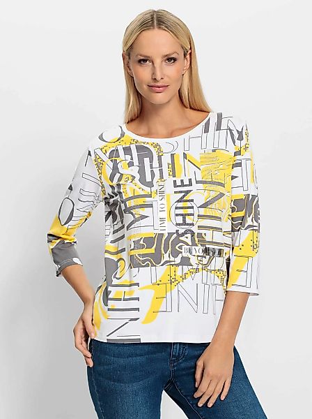 heine 3/4-Arm-Shirt "Druck-Shirt", (1 tlg.) günstig online kaufen