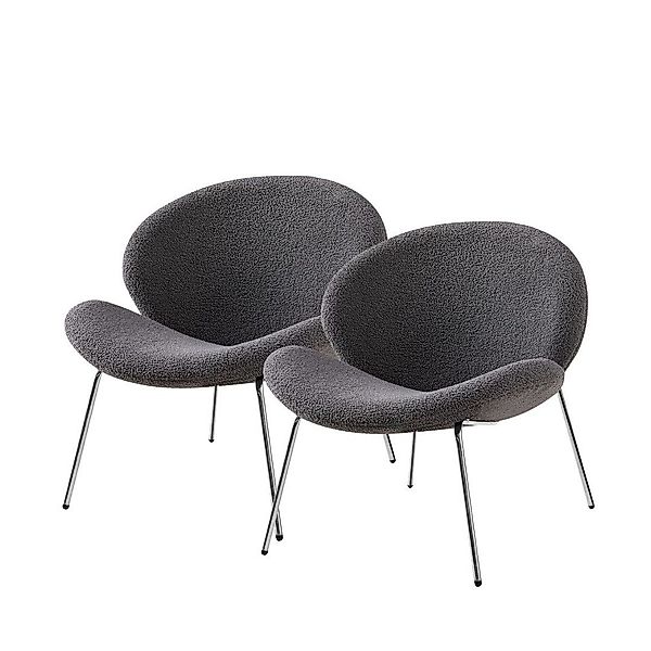 Qiyano Esszimmerstuhl Lounge Stuhl 2er Set günstig online kaufen
