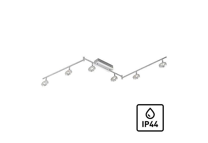 Paul Neuhaus Deckenleuchte SILEDA, LED fest integriert, Warmweiß, LED, IP44 günstig online kaufen