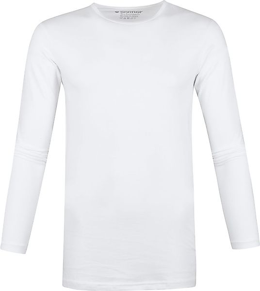 Garage Basic Longsleeve T-Shirt Stretch Weiß - Größe XL günstig online kaufen