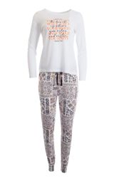 Era&Me Pyjama Damen Pyjama Set Schlafhose günstig online kaufen