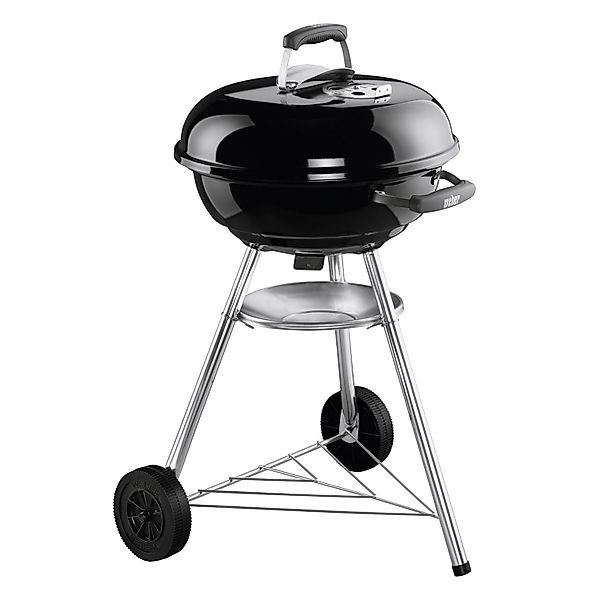 Weber Holzkohle-Kugelgrill Compact Kettle Ø 47 cm Schwarz günstig online kaufen
