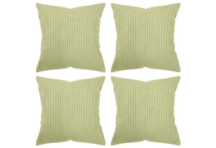 Amilian Kissenhüllen - 4er Set Kissenbezug - Zierkissenbezüge - Kissenbezüg günstig online kaufen
