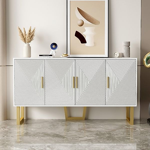 REDOM Sideboard 150 cm Hochglanz Kommode günstig online kaufen