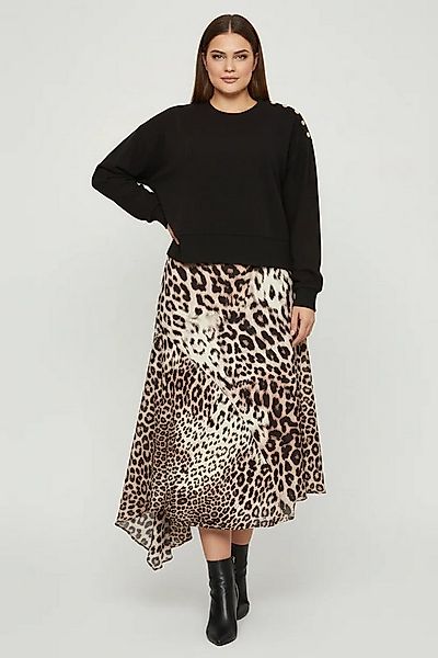 Shape of You Minikleid Midikleid mit Leopardenmuster günstig online kaufen