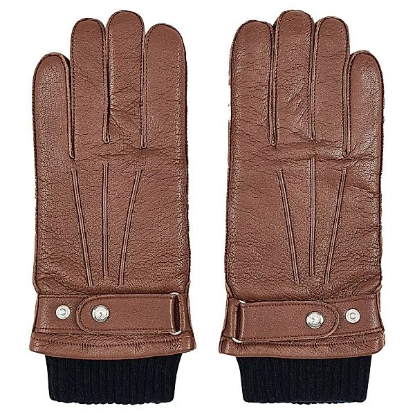 Hackett Syon Knit Cuff Handschuhe M Chestnut günstig online kaufen