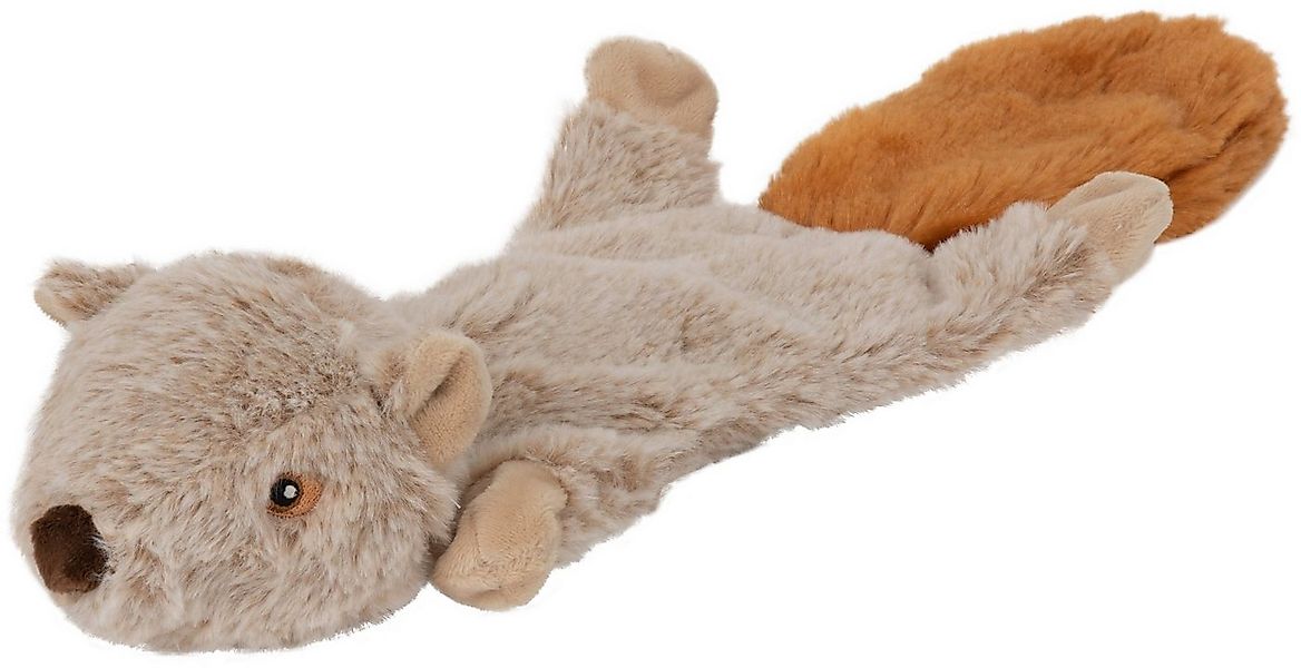Dehner Tier-Beschäftigungsspielzeug Flat Squirrel, mit Quietscher, Länge 45 günstig online kaufen