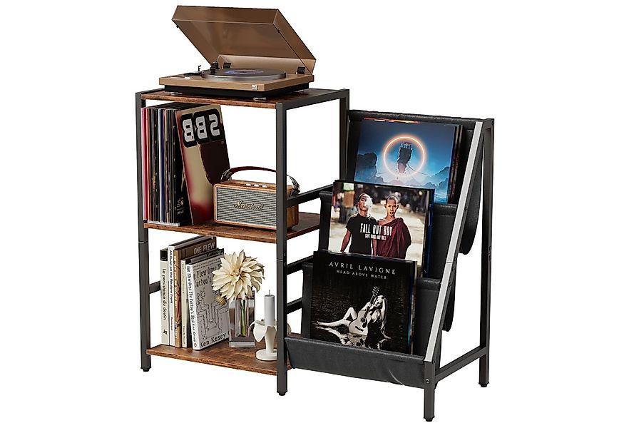 TWSOUL Plattenständer Multifunktionaler Plattenständer, Plattenspielerständ günstig online kaufen