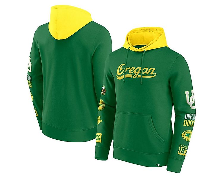 Fanatics Kapuzenpullover Fanatics Hoodie Oregon Ducks Colorblock Badge günstig online kaufen