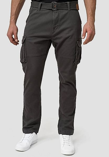 Indicode Cargohose Herren Mathen Cargo Hose Herrenhose aus elastischer Baum günstig online kaufen