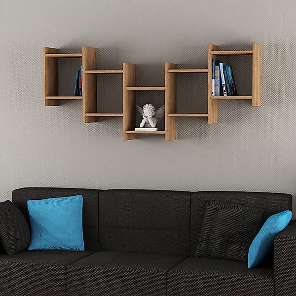 Decortie Wandregal Bat, Modernes Schwebendes Wandregal, günstig online kaufen